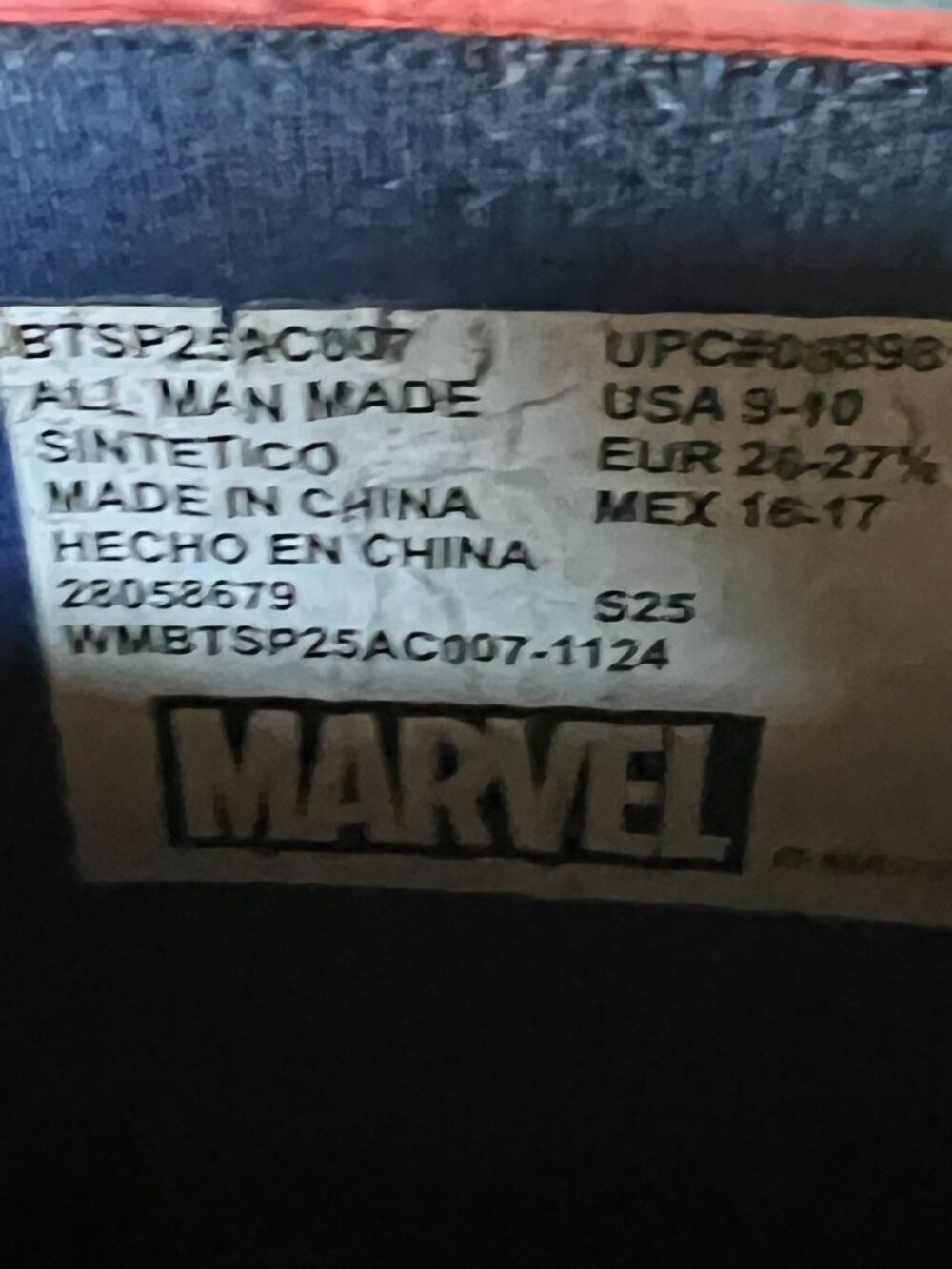 Marvel Spiderman Rain boots  Size 9/10 - Picture 4 of 6